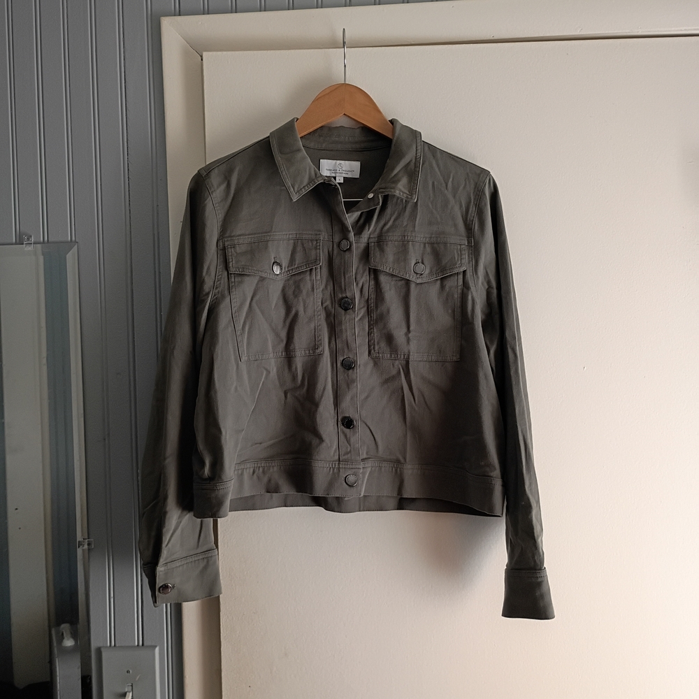 Threads 4 Thought Women's Green Jacket